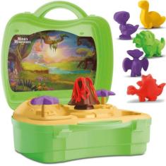 Playset Massinha de Modelar Minha Maletinha - Dino - Divertoys -