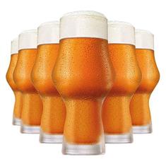 Jogo de Copos Para Cerveja Craft Beer Cristal 495ml 6 Pcs - Ruvolo