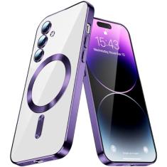 Asdsinfor Capa para Samsung Galaxy S20 FE 5G, compatível com Magsafe, capa fina e transparente de TPU magnético à prova de choque para mulheres senhoras meninas capa de proteção para Galaxy S20 FE 5G,