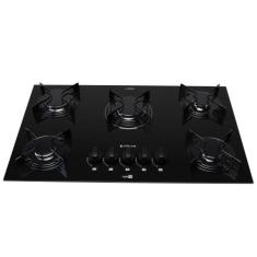 Cooktop 5 Bocas Preto com Mesa de Vidro Atlas Agile Up Bivolt - Atlas 