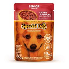 Ração Special Dog Sache Cães Sênior Carne 100g