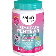 Creme Para Pentear Salon Line Definição Máx Liberado Cachos 1kg
