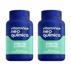 Kit 2 Suplemento Cabelos e Unhas 60 Cápsulas - Neo Química
