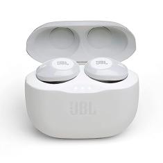 Fone de Ouvido Bluetooth JBL Tune 120TWS Intra-Auricular Branco - JBLT120TWSWHT