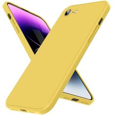 DNTMZIN Capa para iPhone SE 2022, SE 2020, iPhone 7, capa para iPhone 8, capa de telefone de borracha gel de silicone líquido, [proteção da câmera] Capa protetora contra quedas com forro de microfibra