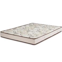 Colchão Casal Espuma D45 Certificada 138x188x14cm BF Colchões, BEGE