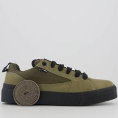 Tênis Coca Cola Daytona Ultra Verde e Preto-Masculino