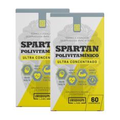 Kit 2x Spartan Polivitamínico Ultra Concentrado - 60 comps - Iridium Labs