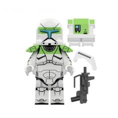 Boneco Blocos De Montar Star Wars Clone Commando 3 Green