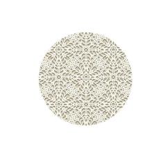 Sousplat estampa Renda impressa tecido Microfibra - NSW, 1 Peça, Sem b