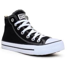 Tênis Kalum Botinha All Authentic Star Cano Alto, 38, Preto, Unissex