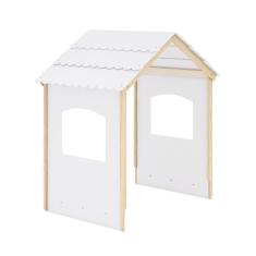 Telhado Para Cama Infantil Casinha Casatema Branco-natural