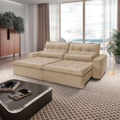 Sofá Grecia Linho 02 Módulos De 90cm B25cm Meu Sofá Online A226 Linho Bege