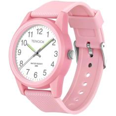 TENOCK Relógios analógicos infantis para meninas e meninos com pulseira macia, tempo de aprendizagem, 50 m, à prova d'água, relógio infantil fácil de ler para crianças de 3 a 10 anos, ótimos presentes