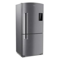 Geladeira Brastemp Frost Free Inverse 588 Litros Cor Inox Com Smart Bar BRE85AK