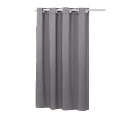 Cortina Blackout Tecido Cinza 1,40X1,60 Janela Porta