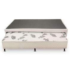 Cama Box Bicama Flora White - Molas Bonnel - 096x203