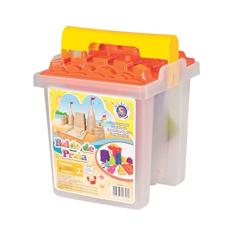 Balde de Praia Monte um Castelo com 9 Peças - Mercotoys