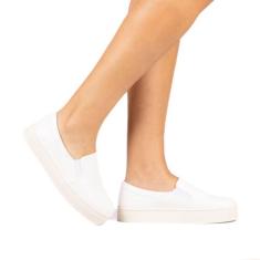 Tenis Slip On Moda Feminino Isabel Com Espuma Confort - JJOJO, 36, Bra