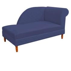 Recamier  Decorativa  Judi Pé em Madeira  2 Lugares Sala de Estar Rece