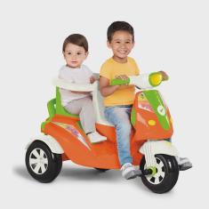 Triciclo Moto Duo De Passeio Duplo 2 em 1 Infantil Calesita