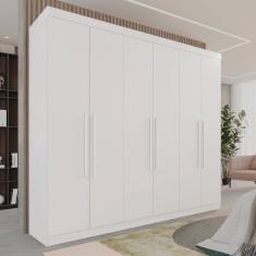 Guarda-roupa Casal 6 Portas 3 Gavetas Roma Espresso Móveis