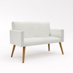 Sofá Namoradeira Poltrona Palito Bege