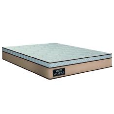 Colchão Casal Queen Gazin Maximus Molas Ensacadas 158x198x24cm Cinza / Branco - Suporta até 120Kg por Pessoa