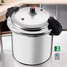 Panela de Pressão Antiaderente Fechamento Externo Chef Cozinha Profiss