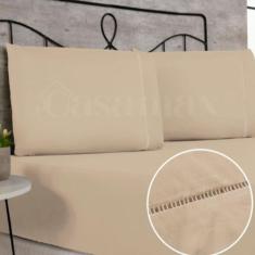 Lençol King 3 Peças Algodão Jogo De Cama Com Elastico Em Toda Volta Re