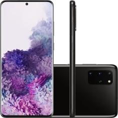 Smartphone Samsung Galaxy S20 + 128GB 4G Wi-Fi Tela 6.7'' Dual Chip 8GB ram Câmera Quádrupla + Selfie 10MP - Cosmic Black