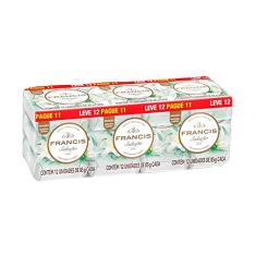 Francis Sabonete Em Barra Suave Branco 85G