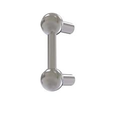Allied Brass C-20 Puxador de armário de 7,62 cm, níquel acetinado