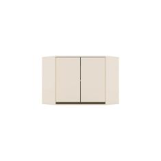 Armário Aéreo de Cozinha Canto Oblíquo 2 Portas Connect Henn