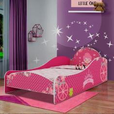 Cama Montessoriana Com Colchão Solteiro Pink Ploc Ariel Shop Jm