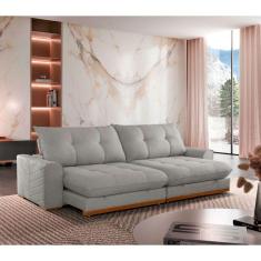 Sofá Argo Linho 02 Módulos 90 Cm B25cm Meu Sofá Online A230 Linho Cinza