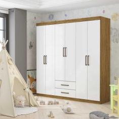 Guarda Roupa Infantil Elissa 6 Portas Carioca Moveis - Carioca Móveis,