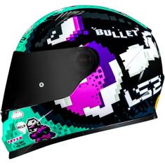 Capacete Feminino Ls2 FF358 Bullet Rosa Moto Esportivo (60)