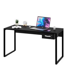 Mesa Para Escritório Industrial C/ Gav 1,50m - NetMobil, Preto