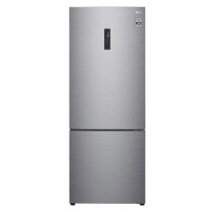 Geladeira LG Inverter Bottom Freezer 451L Platinum GC-B569NLL