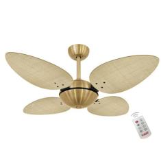 Ventilador Volare Off P Palmae Natural 220V Controle Remoto - Casa H, 