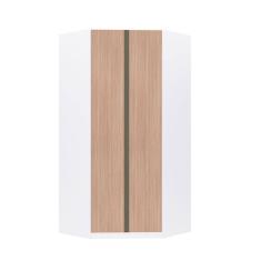 Guarda Roupa Modulado Canto Closet 2 Portas 7 Prateleiras 111,9cm Prime Luciane Móveis