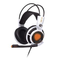 Headset Gamer 7.1 Hs400 Smart Vibration Usb Oexgame Branco-Unissex