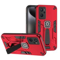 Capa compatível com OPPO Realme 9i/A36/A76 4G/A96 4G/K10 4G com suporte integrado Capa protetora de corpo inteiro à prova de quedas de grau militar borracha TPU e capa de telefone PC rígido (Cor: Ver