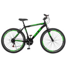 Bicicleta Aro 26 Alumínio Kls Sport Gold Freio V-Brake Mtb 21 Marchas,