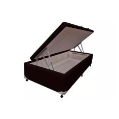 Cama Box Baú Universal Solteiro Courano Brown New (88x188x35) - Castor