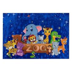 Tapete Infantil Antiderrapante 1,40m x 1,00m Mix Super Macio 01 Peça -