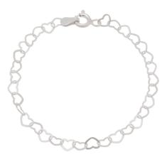 Pulseira Infantil Menina Bebe Sem Nome Gravado Prata 925