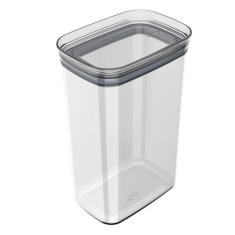 Pote Hermético Grande Retangular com Tampa 2,3 Litros Porta Mantimentos Cozinha