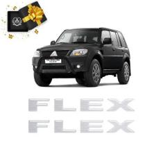 Par Adesivos Flex Aço Escovado Do Capô Pajero Tr4 Resinado - SPORTINOX